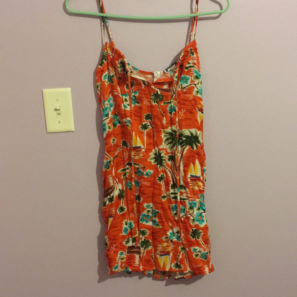 Hawaiian Swimsuit Dress/ Coverup